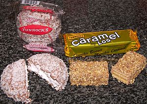 Tunnocks snowball caramel log