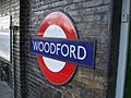 Woodford stn roundel