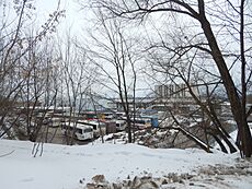 2018-03-21 Vladimir, RUS - A view to Railway station and Bus station