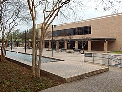 Civic Center entrance from plaza