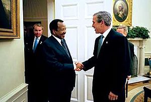 Biya and Bush-2