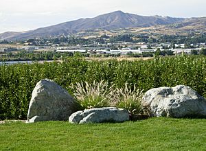 Burch Mountain above Wenatchee, Washington