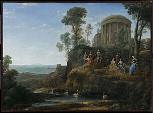 Claude Lorrain Apollo Muses