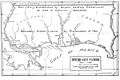 Map of British West Florida showing 1763 and 1764 boundaries