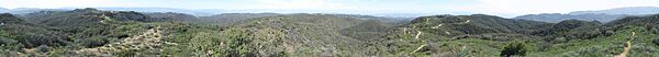 Panorama from Temescal Peak