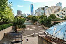 Robson Square waterfall 2018