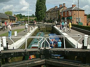 Stoke Bruerne top lock