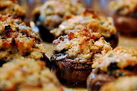 Stuffed mushrooms, Thanksgiving Day 2007