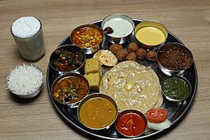 Traditional Gujarati Thali