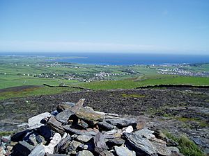 View from bradda hill