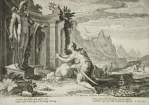 Cadmus Asks the Delphic Oracle Where He Can Find his Sister, Europa LACMA M.83.119.6