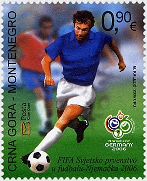 Dejan Savićević 2006 stamp of Montenegro