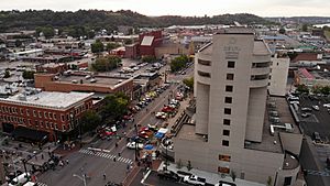 Downtown Ashland, Kentucky in 2019.