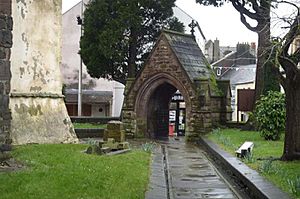 Lychgate, St Peters Church, Carmarthen