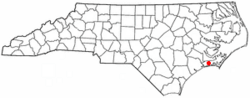 Location of Newport, North Carolina