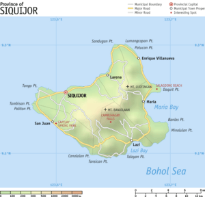 Ph map siquijor