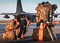 Soldiers of Special Forces of 10th Special Forces Group (Airborne) memorialize two of their fallen brothers during a memorial held at Kunduz Airfield in Afghanistan on Nov. 7, 2016