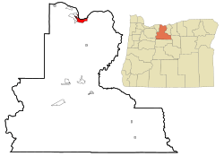 Location in Oregon