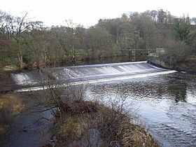 Weir at Mitford - geograph.org.uk - 305932