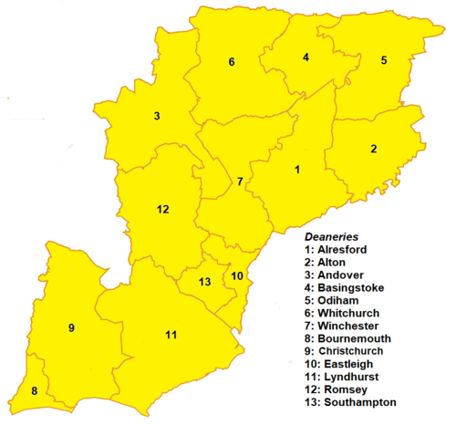 Winchester mainland deaneries