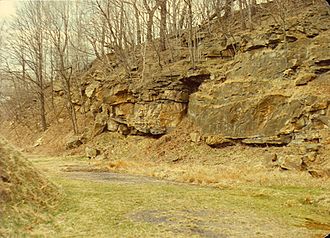 1980-04-18-36 Lake Conemaugh spillway