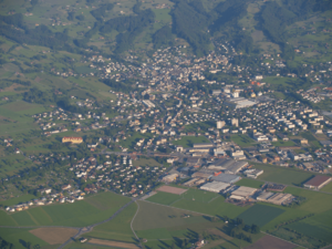 Aerial view of Altstaetten