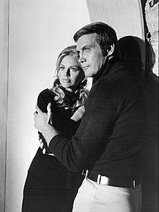 Britt Ekland Lee Majors Six Million Dollar Man 1973