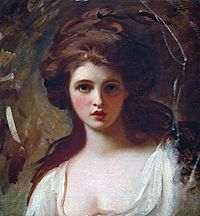 George Romney - Lady Hamilton as Circe