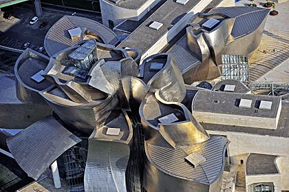 Guggenheim Bilbao aerial view