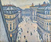 Gustave Caillebotte - Rue Halévy, vue d'un sixième étage