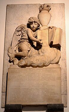 Kingston, All Saints church, monument for Philip Medows