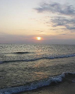 LightningVolt Lake Michigan Sunset