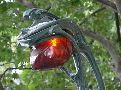 Metro de Paris detail entree Guimard