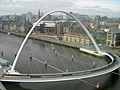 Millennium Bridge, taken from the Baltic