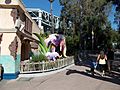 People walking at Six Flags in Vallejo