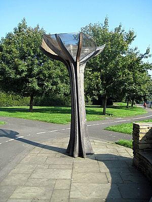 Rhubarb Sculpture