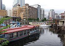 Shinagawa Harbor in Tokyo