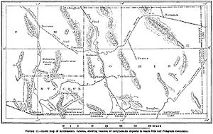 USGS Map of Santa Rita and Patagonia Mts 1910