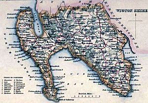 WIGTOWNSHIRE Civil Parish map