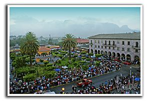 Festival of the Virgin of Carmen in the Zocalo, 21 July 2009.