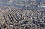 Channels of Amsterdam from above