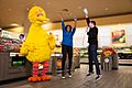 Big Bird, Billy Eichner, and Michelle Obama (22122974910)