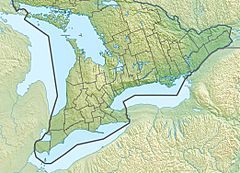 Boyne River (Nottawasaga River tributary) is located in Southern Ontario