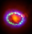 Composite image of Supernova 1987A