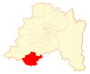 Location of the Alhué commune in the Santiago Metropolitan Region