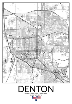 Denton Map