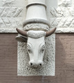 Exterior detail of the Driskill, a venerable Austin, Texas, hotel LCCN2015630506