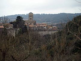 A general view of Montolieu