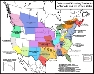 NWA Professional Wrestling Territories