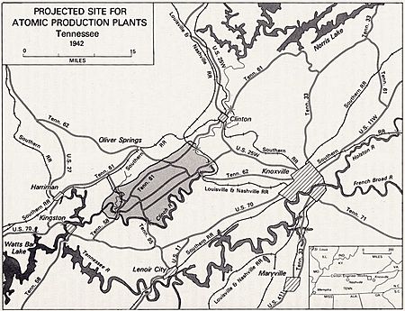 Oak Ridge area 1942